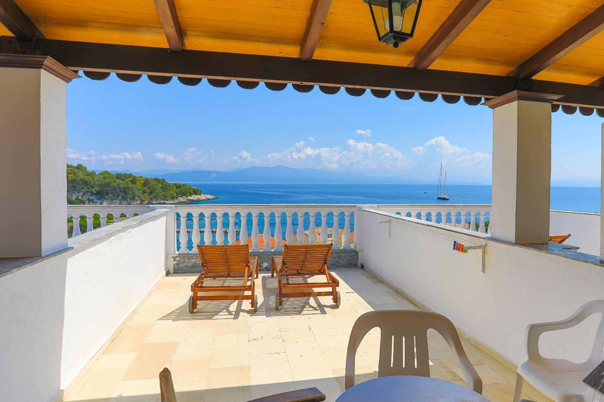 Ferienwohnung Vista Mare Faros Gaios Exterior foto